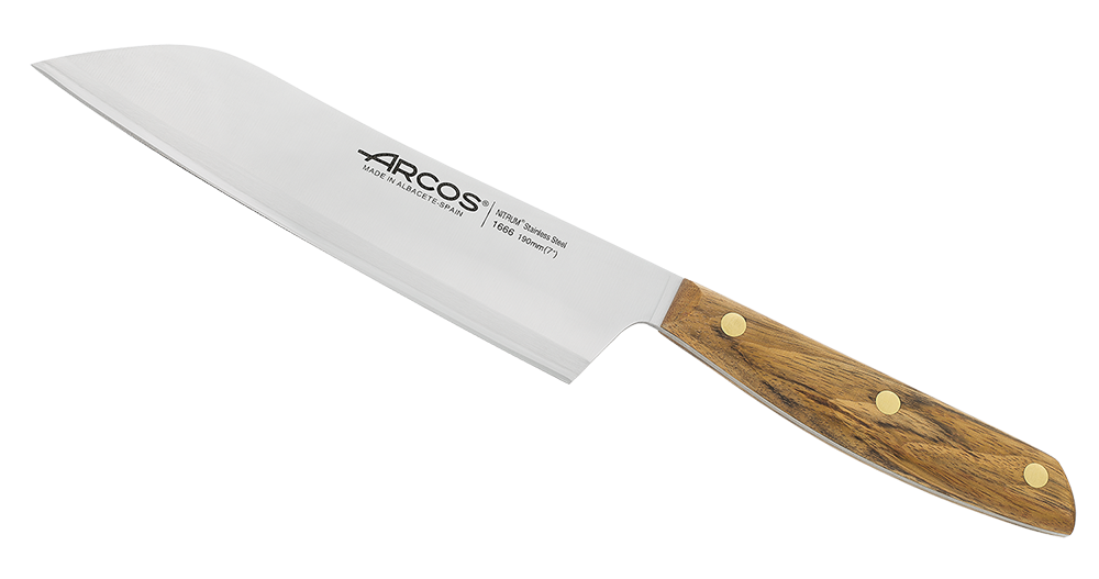 Faca Santoku 190Mm Cabo Ovengkol Nordica Arcos              