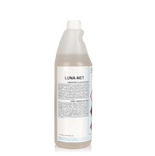 Luna Net Limpeza De Vidro Antiembanciamento Antiestático 1Lt