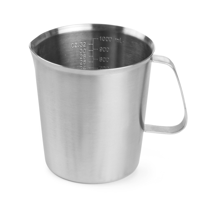 Jarro Medidor Em Inox Ø120X(H)135Mm 1Lt  Hendi              
