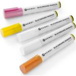 Pack 5 Marcadores Para Quadro Preto 6Mm Hendi               