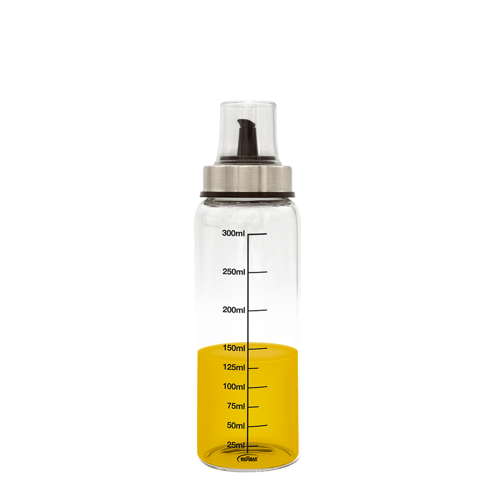 Almotolia Em Vidro Anti-Gota 300Ml 61326 Inoxibar           