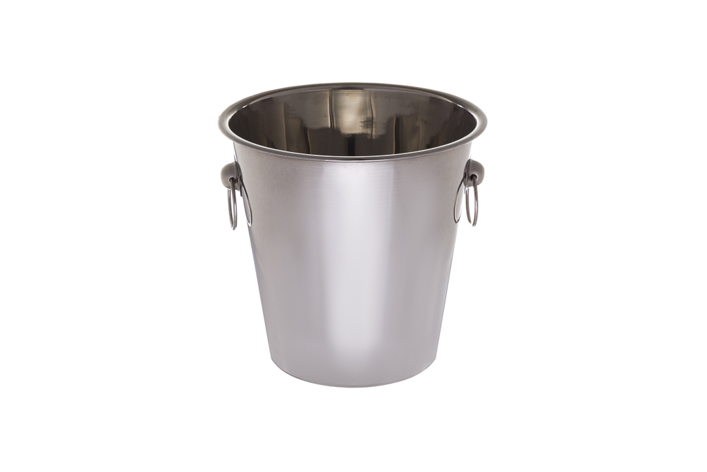 Balde Gelo C/ Argolas Inox 4,3L Ø21X20,5Cm                  