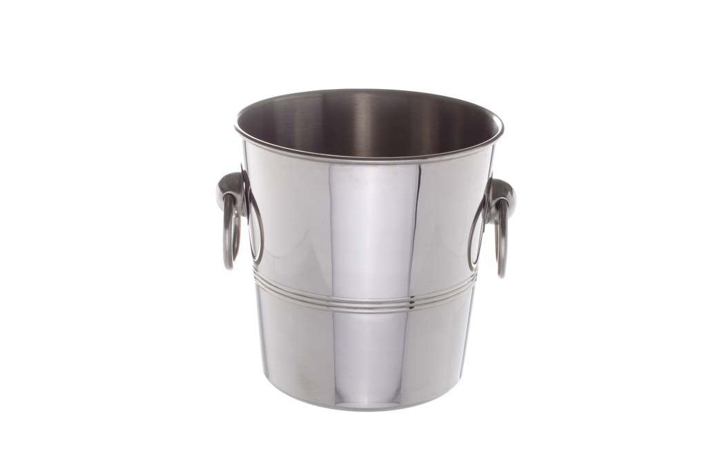 Balde Gelo C/ Argolas Inox 4,5L Ø19X20Cm                    