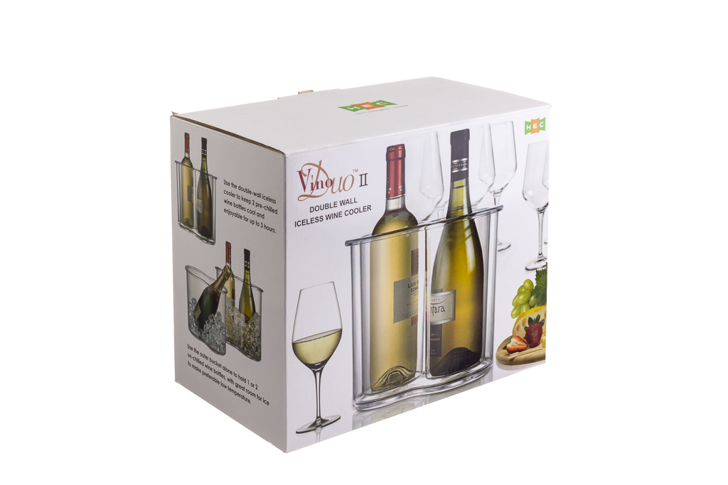 Balde Gelo Acrilico Vino Duo Ii 4,4L 25X14,5X21Cm           