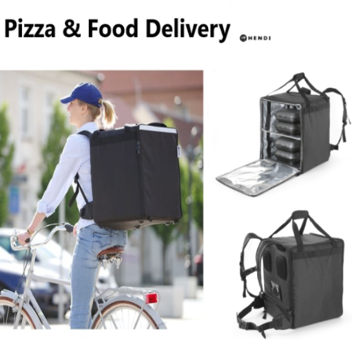Mala Para Pizza &amp; Food Delivery Isolada 410X410X490Mm Hendi 