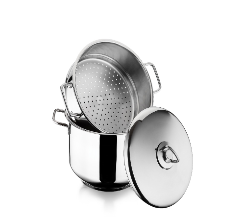Panela C/ Cesto Inox 18/10 10L 26Cm                         
