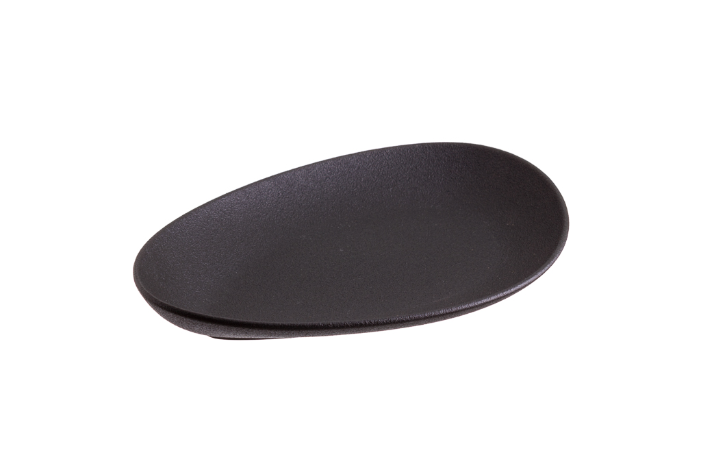 Travessa Lágrima Porcelana Antiad. Preta 33,2X22,2X5,1Cm    