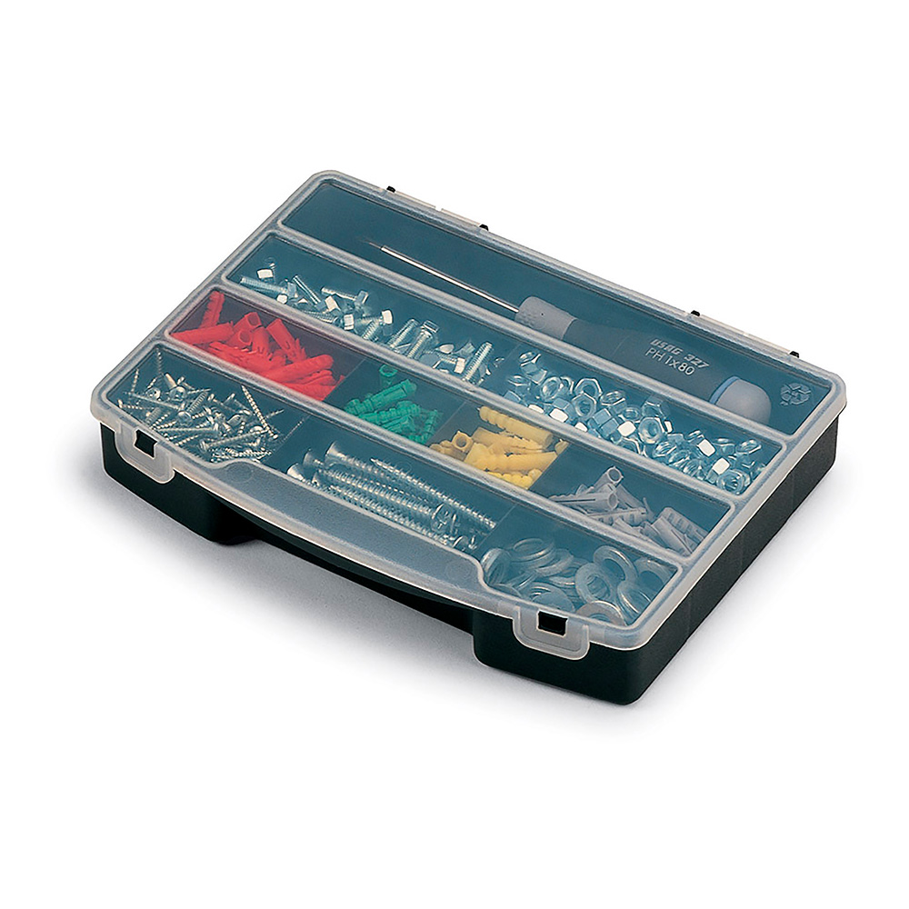 Organizador D/Compartimentos C/Tampa 10 Div. 24,5X18X4Cm    