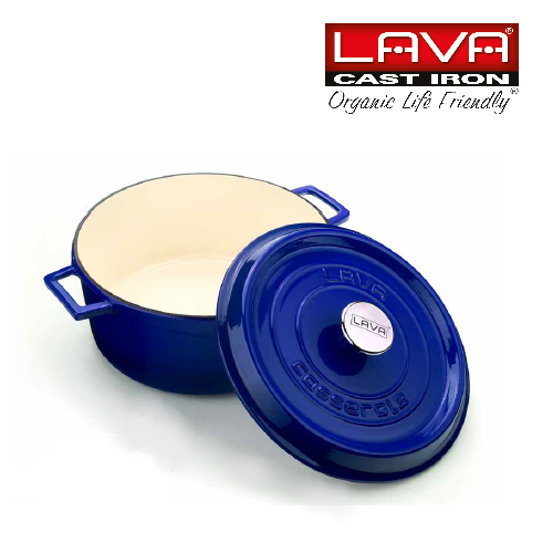 Caçarola Redonda Ferro Azul Edition 24Cm 4,49Lt  Lava       