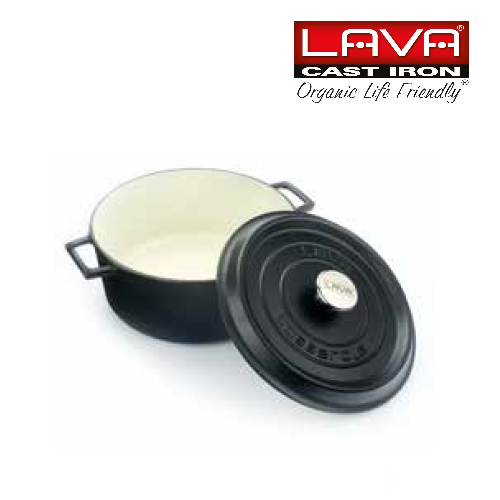 Caçarola Red. Ferro Preto Mate Edition 24Cm 4,49Lt  Lava    