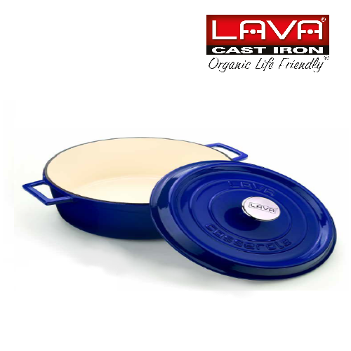 Caçarola Oval Ferro Azul Edition 6-Pess. 4,67Lt  Lava       