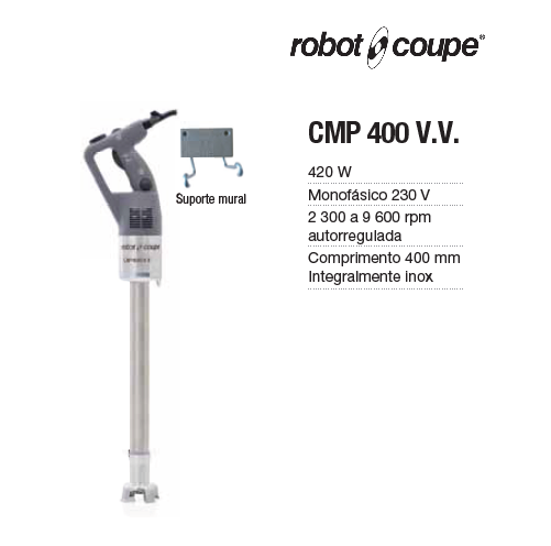 Triturador Gama Compacta Cmp 400 V.V. Robot Coupe           