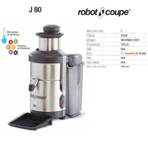 Extractor De Sumo J80 700W Robot Coupe                      