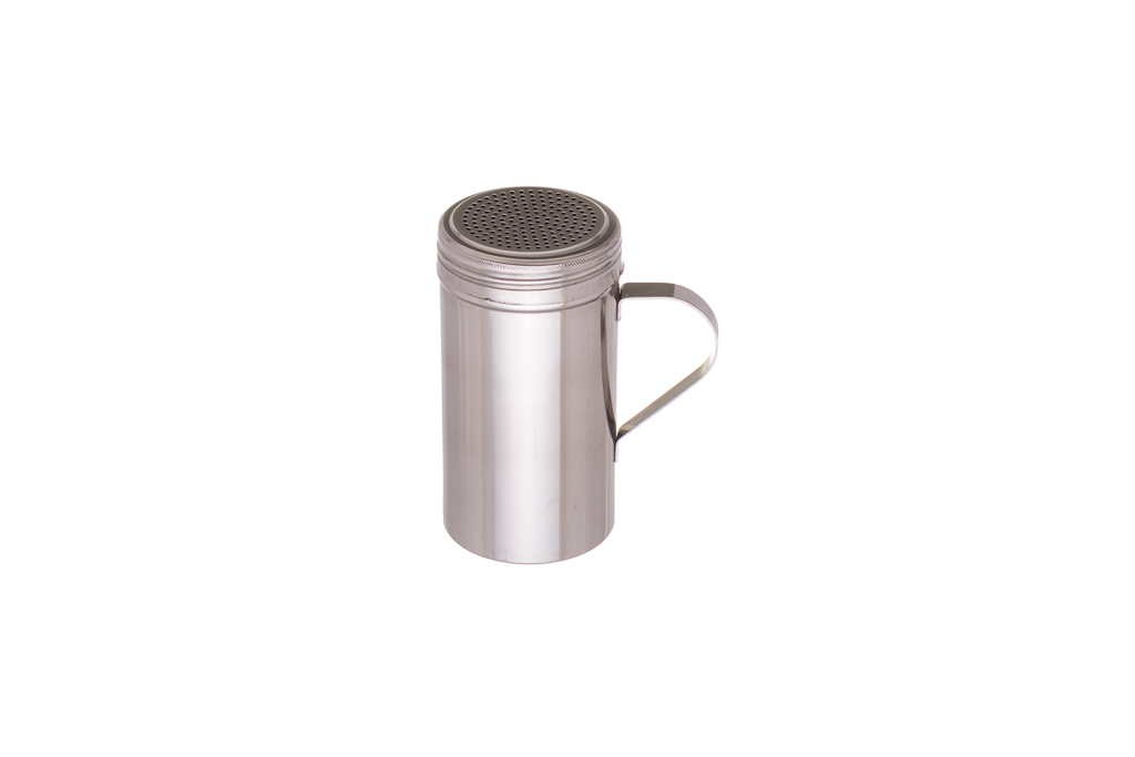 Polvilhador C/ Asa Inox Ø7X13,6Cm Furos Ø2Mm                