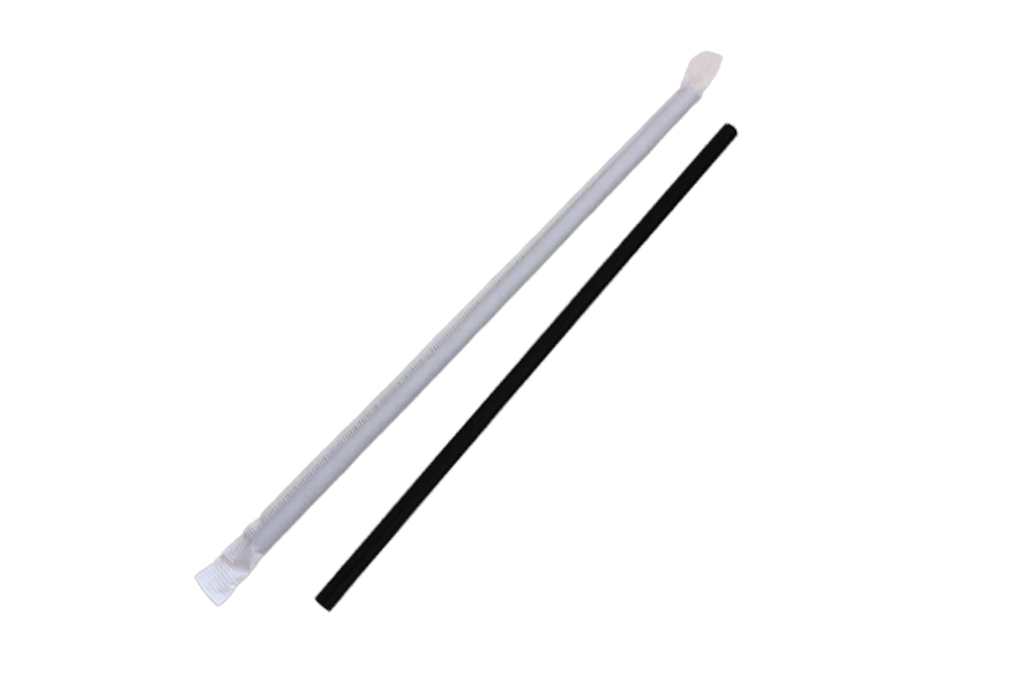 Palhinha Papel Preta Embal. Ind. 0,6X21Cm Pack 100          
