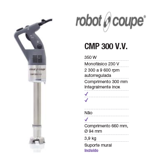 Triturador Cmp 300Vv Robot Coupe                            