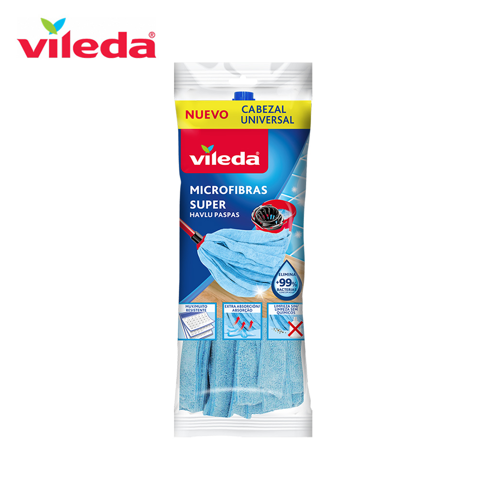 Esfregona Microfibra Fitas Super 167433 Vileda              