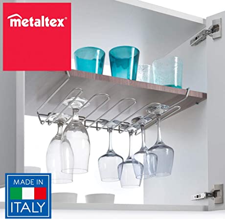 Suporte Para 16 Copos P/Encaixe Em Prateleira 38X26X7Cm     