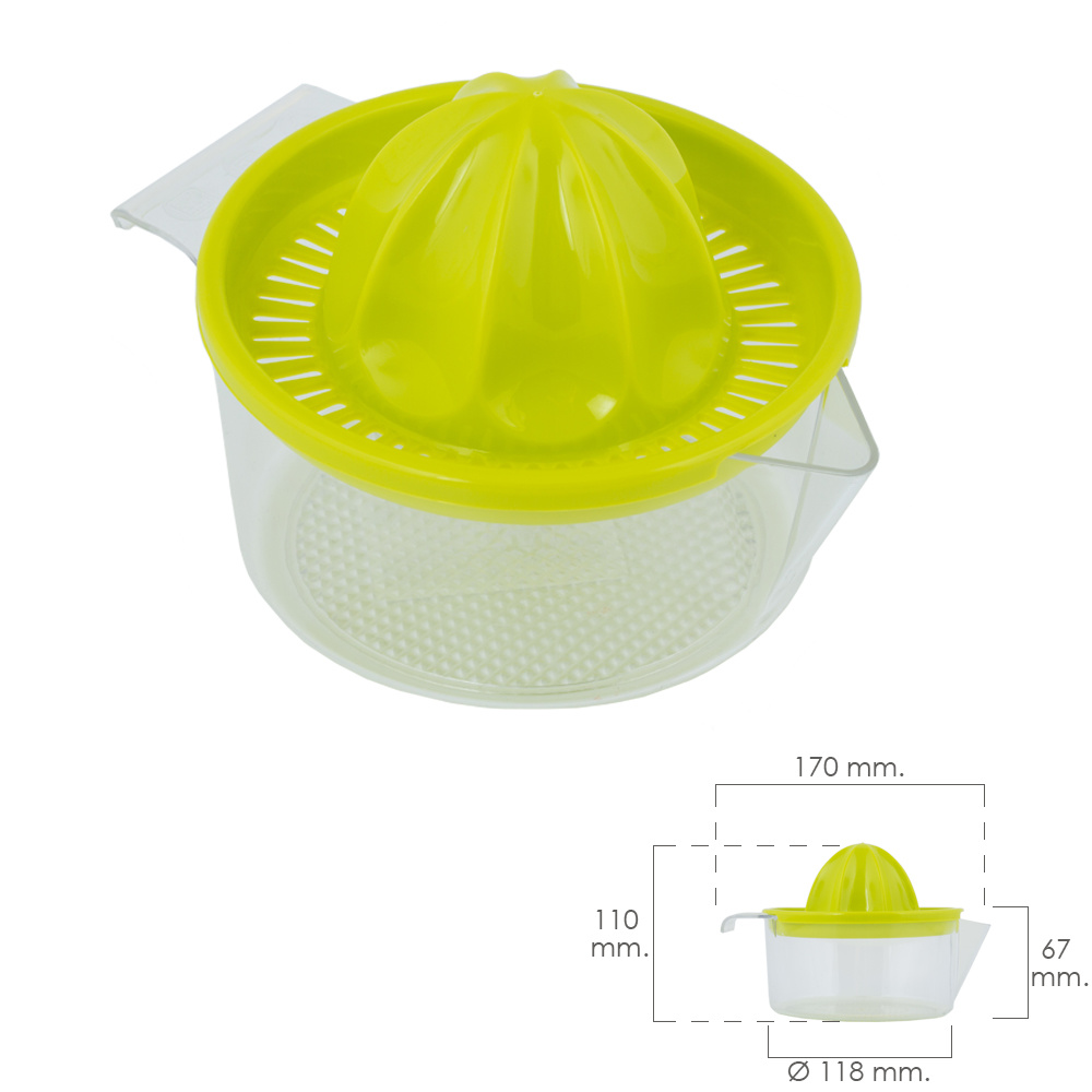 Espremedor Manual Com Recepiente 12X11Cm                    