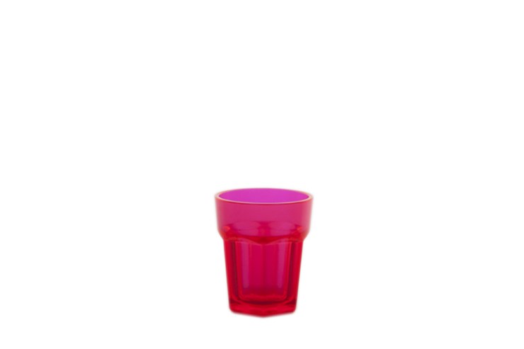 Copo De Shot  Policarbonato Faceta 4Cl Rosa                 