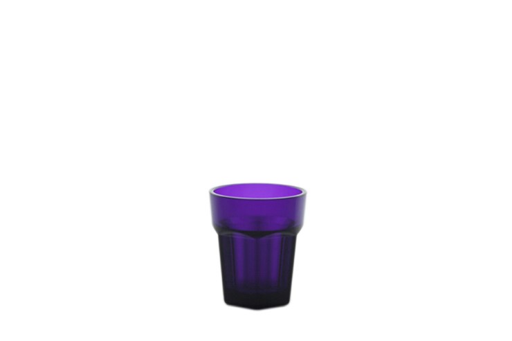 Copo De Shot  Policarbonato Faceta 4Cl Violeta Mn           