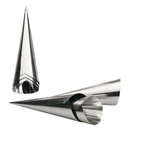 Conjunto 6 Moldes Cornocopia Inox 11X3,5Cm  Ibili           