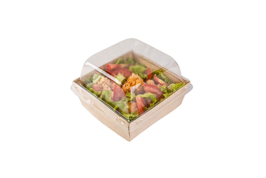 Caixa Prizma Kraft C/Tp 550Ml 12,8X12,8X8,5Cm Pack 50       