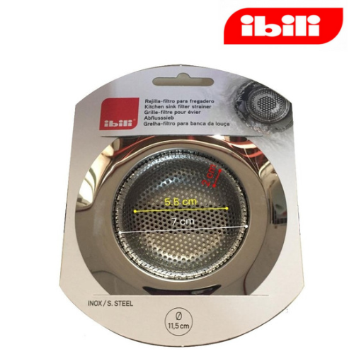 Rede Filtro Para Lava-Louça Inox 11,5X5,5X2Cm Ibili         