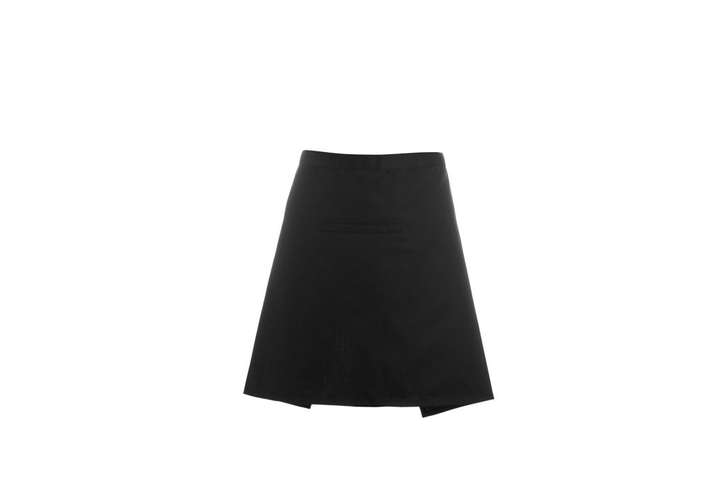 Avental Cintura C/Bolso Preto 90X45Cm                       