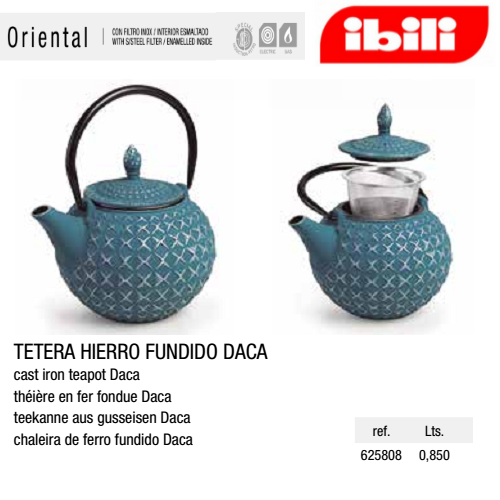 Chaleira Em Ferro Fundido Daca 0,85 Lt  Ibili               