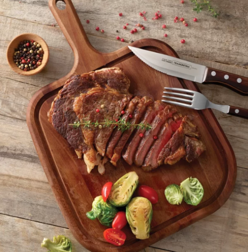 Tabua Para Servir C/Pega E Rasgo 400X270X18Mm  Tramontina   