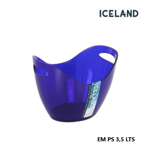 Balde De Gelo Ps 3,5 Litros  27,5X20X20Cm Blue Iceland      