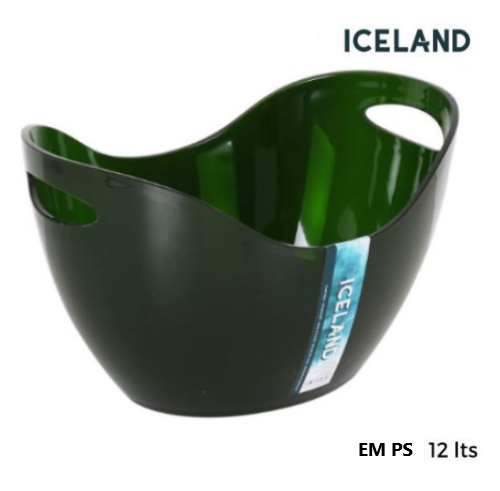 Balde De Gelo Ps 12 Litros  40X30X26Cm Green Iceland        