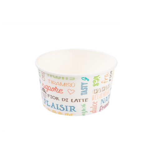 Taça Gelados Parole 240Ml Ø9,4X5,5Cm Cartolina 50 Unid      