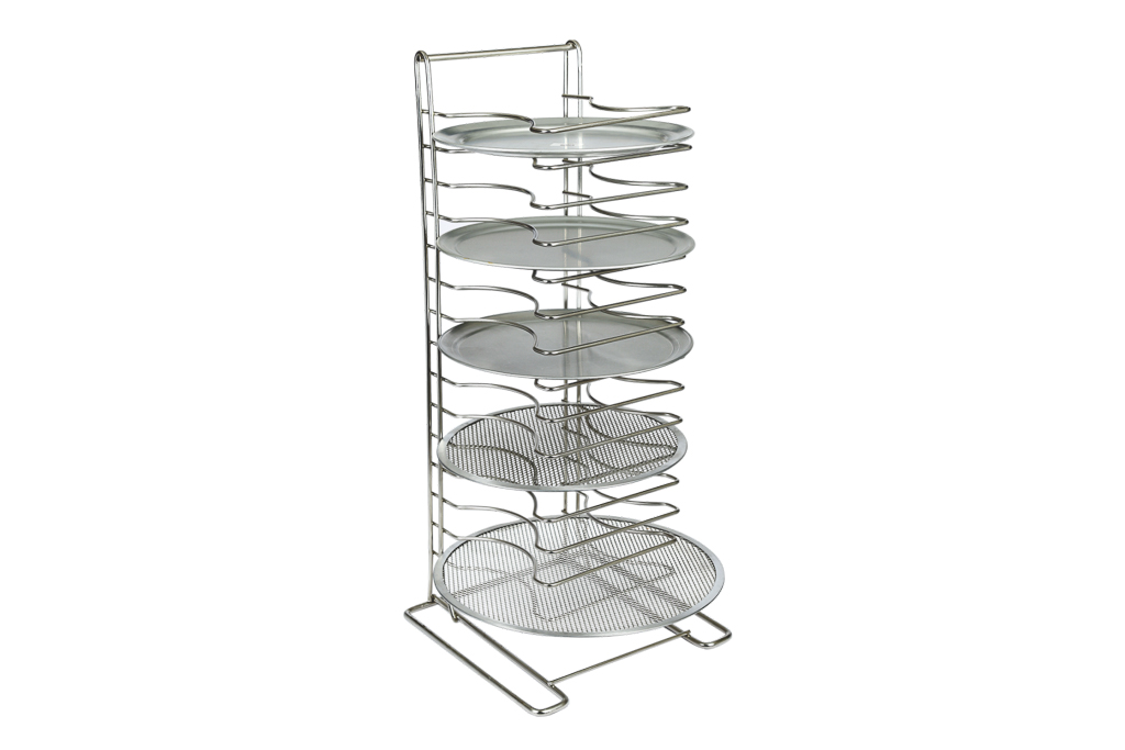 Suporte P/ 15 Pizzas Inox 31X31X70Cm                        