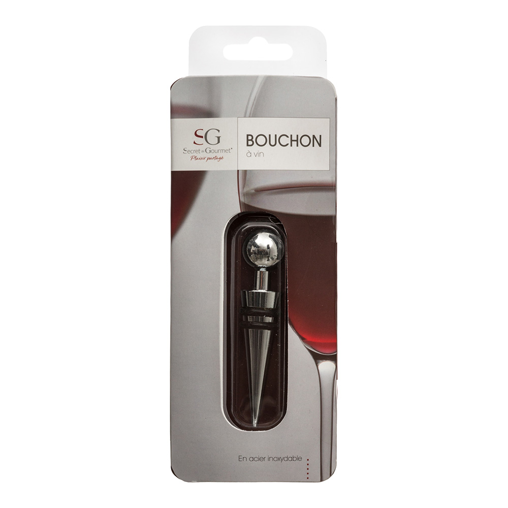 Rolha Para Garrada De Vinho 119740A Inox                    