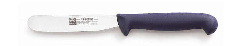 Faca Para Barrar Serie Ergoline Cabo Preto 10Cm Sico        