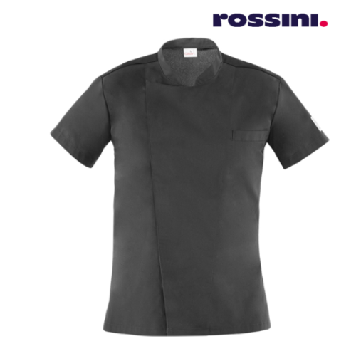 Jaleca Thiago Preta U32 Manga Curta Tamanho-Xl  Rossini     