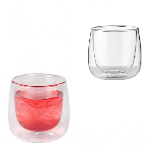 Caixa Com 6 Copos Licor Borosilicato 10Cl. Ø6X6.5Cm  Apollo 