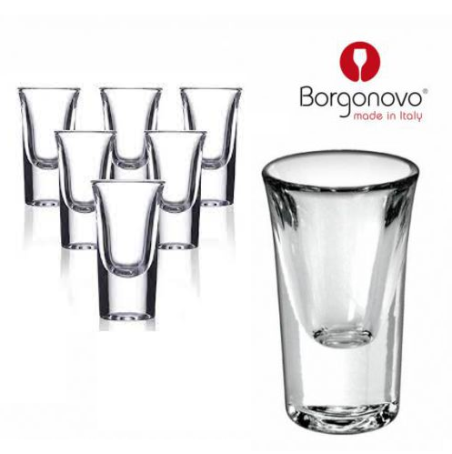 Caixa Com 6 Copos Shot  27Cc Junior  Borgonovo              