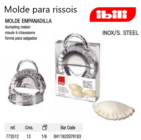 Forma Para Rissois Inox  12Cm  Ibili                        