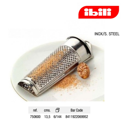 Ralador Para Noz Moscada Inox 13,5Cm Ibili                  