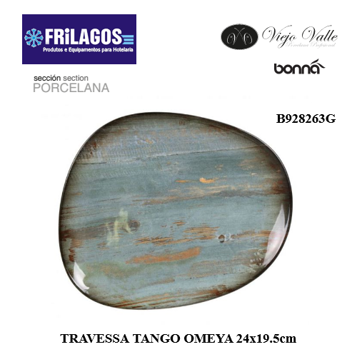 Travessa  Tango Bonna Gourmet Omeya 24X19,5Cm Viejo Valle   