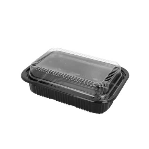 Caixa C/Tampa 17X11,5X5Cm Preto Ps -20ºc/+70ºc  50 Unidades 