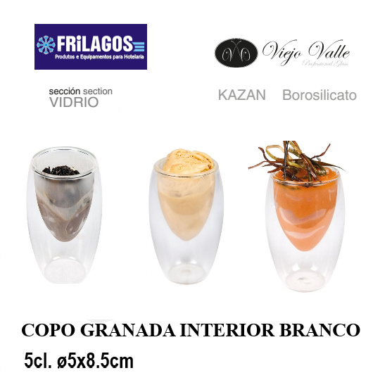 6 Copos Licor Borosilicato Granada 5Cl. Ø5X8.5Cm Kazan      