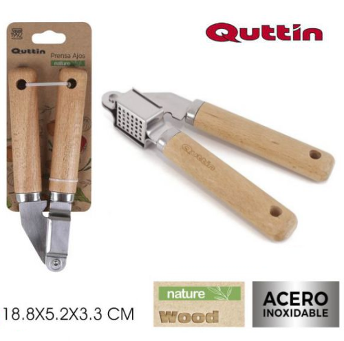 Esmagador De Alhos 18.8X5.2X3.3Cm Ss Nature Quttin          