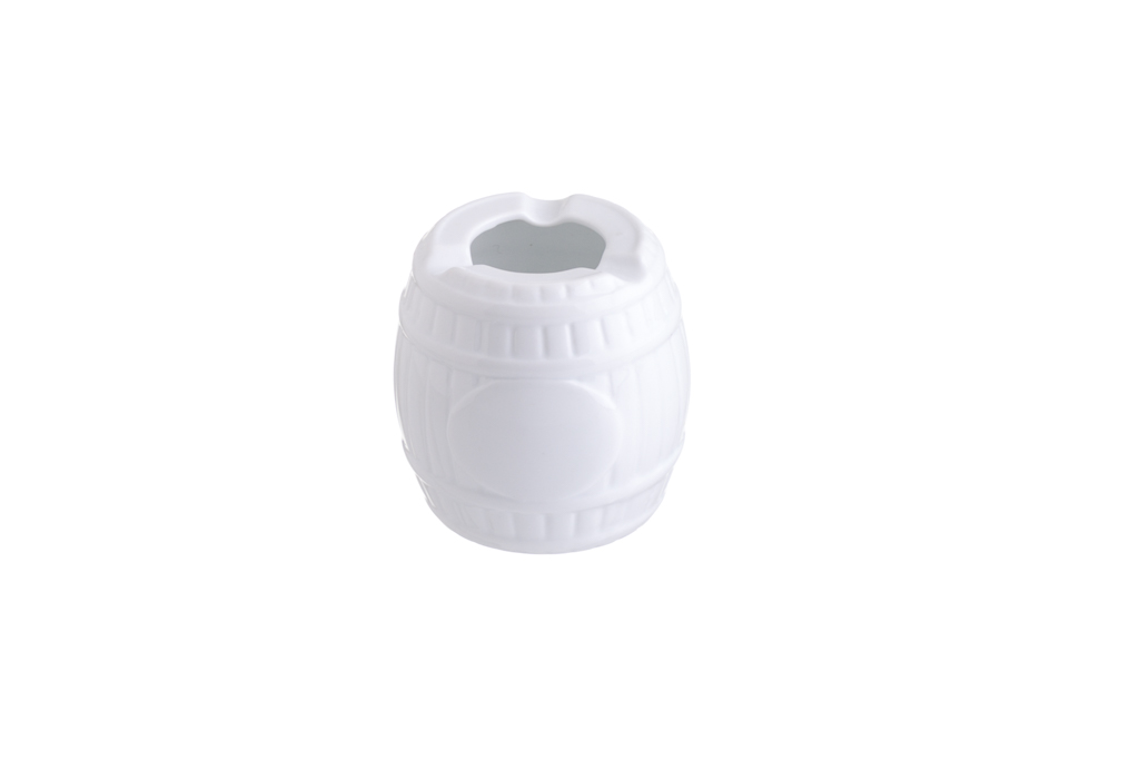 Cinzeiro Pipo Porcelana  Branca  Ø5X9Cm                     