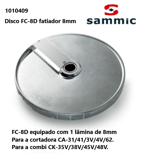 Disco Fatiador Fc-8D  8Mm  Sammic                           