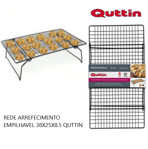 Rede Arrefecimento Pastelaria Empilhavel 38X25X8,8Cm Quittin