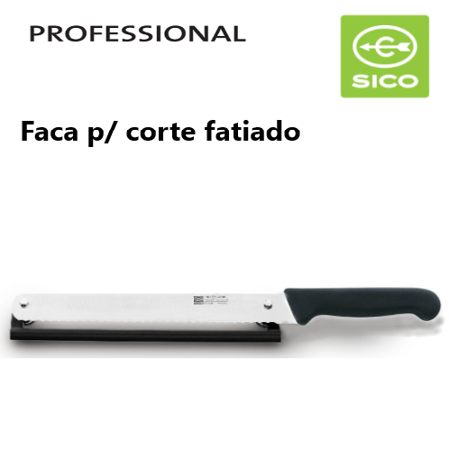 Faca 26Cm Para Corte Fatiado Com Regulador Ergoline Ii Sico 